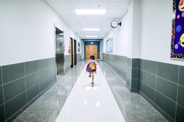 Students in Hallway