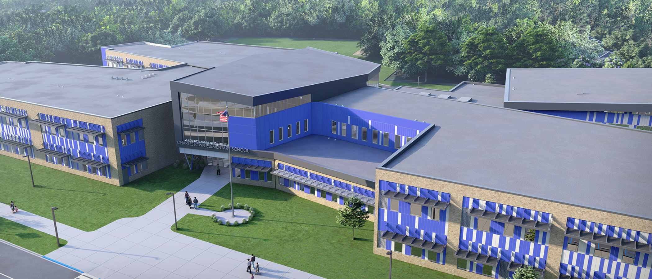 Rendering of future Charlestown Elementary