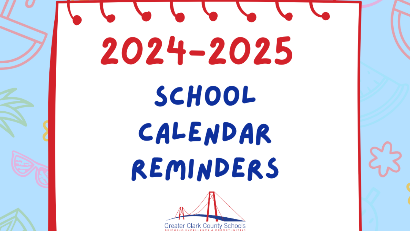 GCCS - School Calendar Reminder