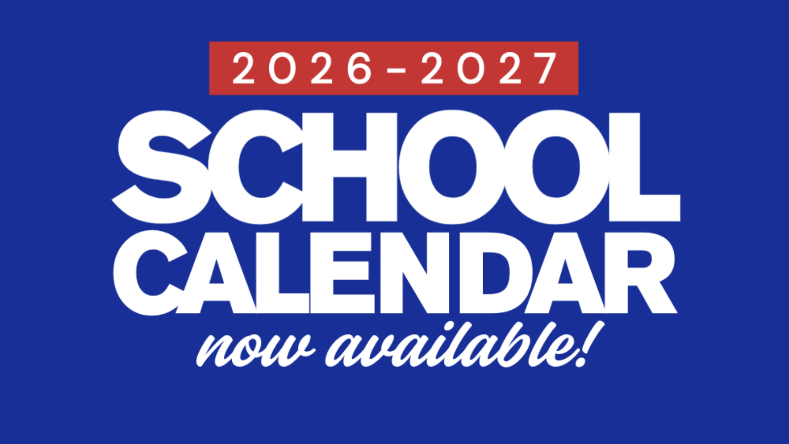 2026-2027 Calendar